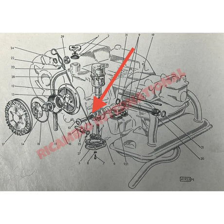 Oil Pressure Valve Spring - Classic Fiat 500 Giardiniera Autobianchi Panoramica