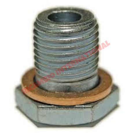 Oil Sump Plug & Washer - New Fiat 500,Abarth 500,Grande Punto,New Panda,New Bravo,Doblo Alfa Romeo Mito,Giulietta