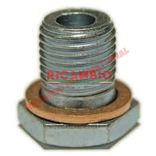 Oil Sump Plug & Washer - New Fiat 500,Abarth 500,Grande Punto,New Panda,New Bravo,Doblo Alfa Romeo Mito,Giulietta