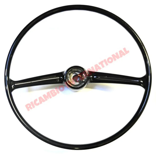 Original Black Steering Wheel - Classic Fiat 500 - Steering