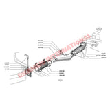 Original Centre Heater Hose/Pipe/Duct - Classic Fiat 500 - Heating and Cooling