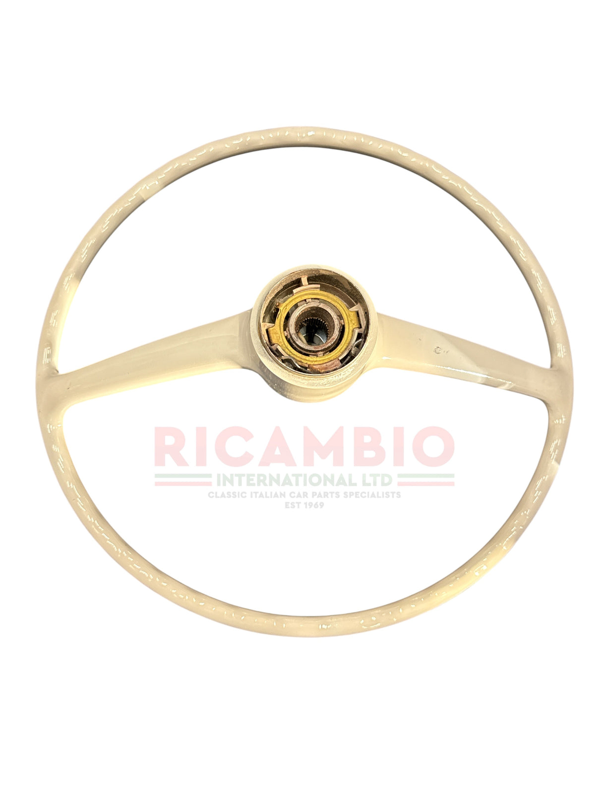 Original Ivory Steering Wheel - Classic Fiat 500 - Steering