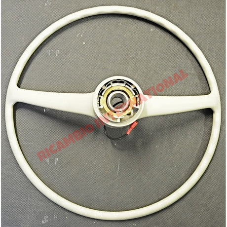 Original Ivory Steering Wheel - Classic Fiat 500 - Steering
