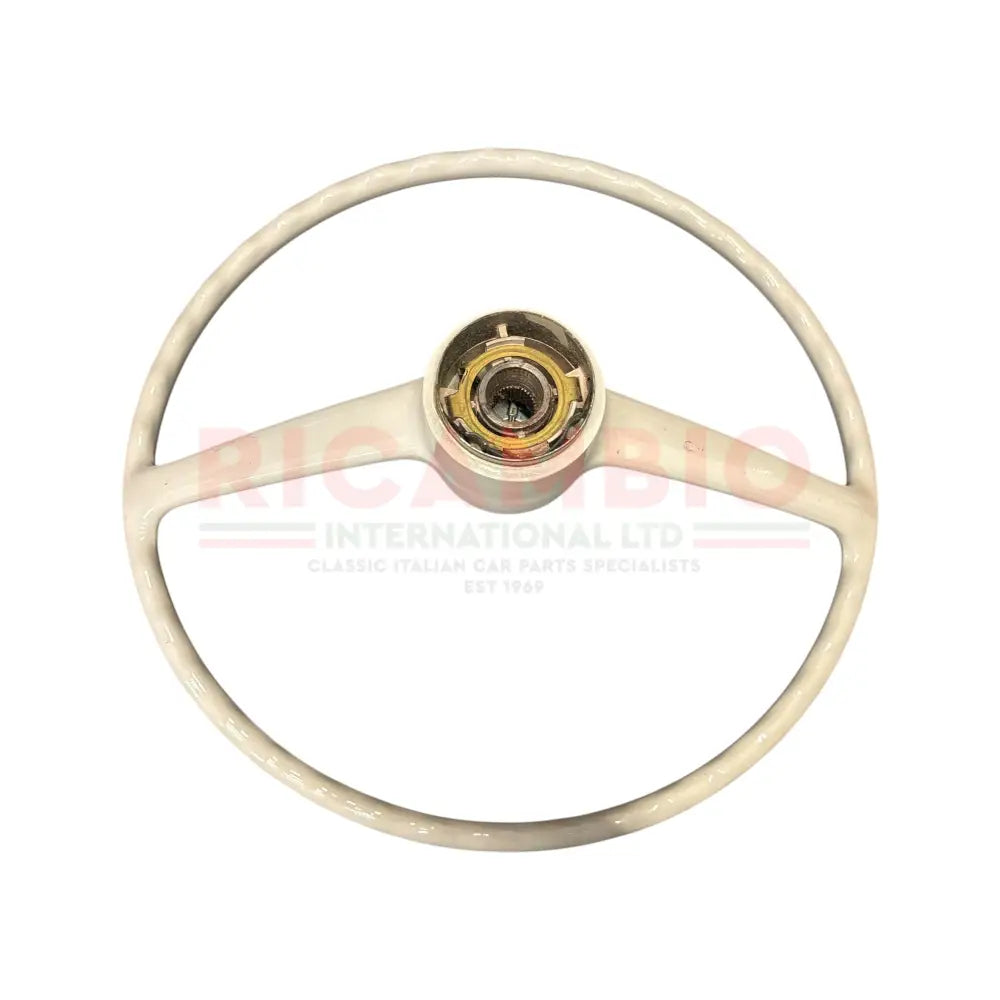 Original Ivory Steering Wheel - Classic Fiat 500 - Steering