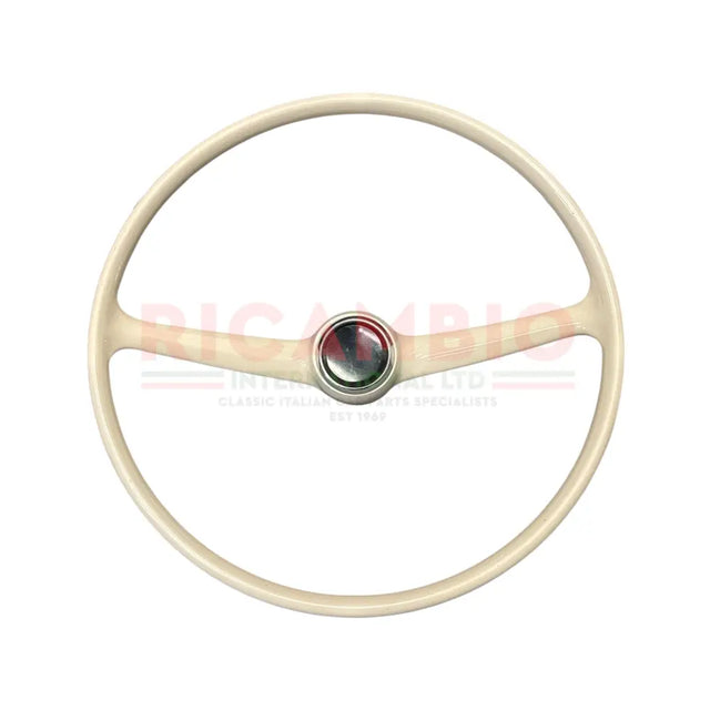 Original Ivory Steering Wheel - Classic Fiat 500 - Steering