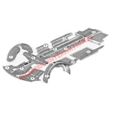 Original Rubber Mat Set (13 piece) - Fiat 600 Multipla - Gasket - Seals - Grommets and Rubber Parts