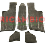 Original Rubber Mat Set (5 piece) - Autobianchi Bianchina - Bianchina