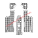 Original Rubber Mat Set (5 piece) - Autobianchi Bianchina - Autobianchi