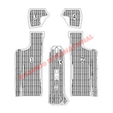 Original Rubber Mat Set (5 piece) - Classic Fiat 500 - Rubber Mats