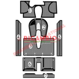 Original Rubber Mat Set - Lancia Fulvia - Lancia Fulvia