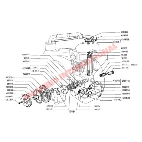 Original Style Aluminium Push Rod Tube - Classic Fiat 500 126 - Mechanical & Engine Parts