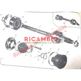 Outer CV Boot Smooth (Wheel Side) - Lancia Fulvia Flavia - Steering