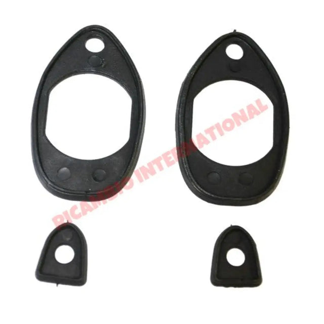 Outer Door Handle Seal Kit - Classic Fiat 500 - Gaskets - Seals - Grommets and Rubber Parts