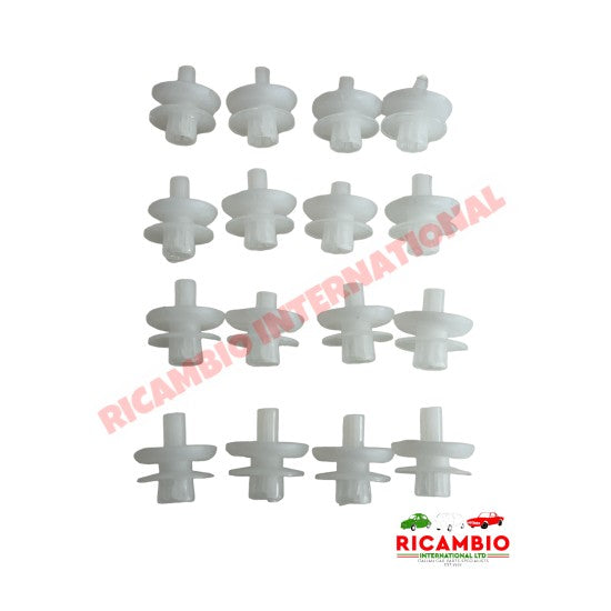 Outer Moulding Clip Kit (16) - Classic Fiat Panda Ducato - Exterior Trim