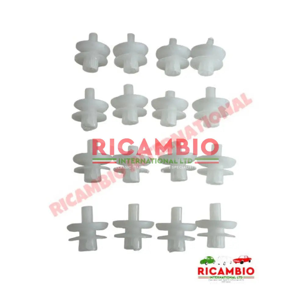 Outer Moulding Clip Kit (16) - Classic Fiat Panda Ducato - Exterior Trim
