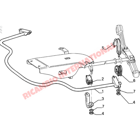 Outer Stabiliser Bush - Classic Fiat Panda Lancia Y10 (17mm) - Suspension and Related Parts
