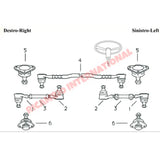 Outer Track Rod End - Fiat 125,130,1300,1500,Lancia Fulvia - Steering