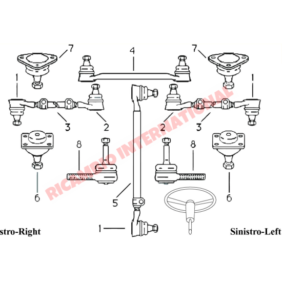 Outer Track Rod End - Fiat 238 - Fiat 238 - 241 - 242