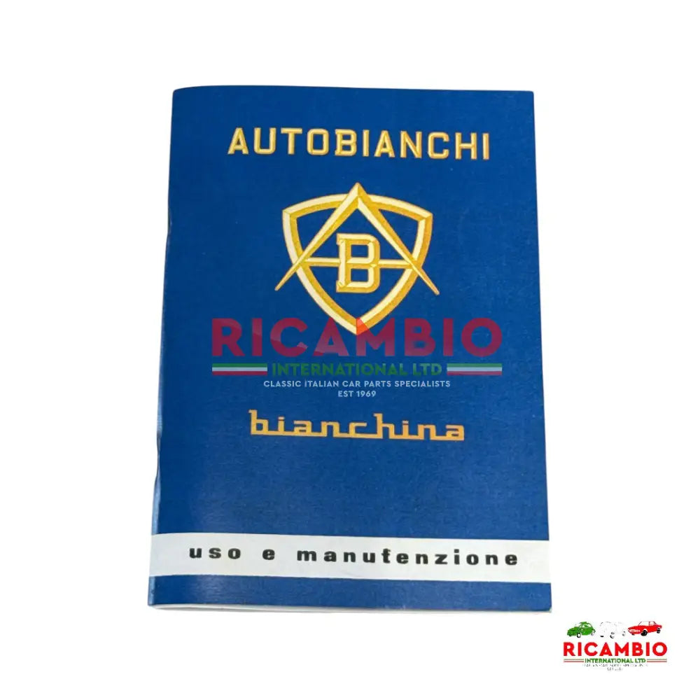 Owners User Manual - Autobianchi Bianchina Trasformabile - Books and Manuals