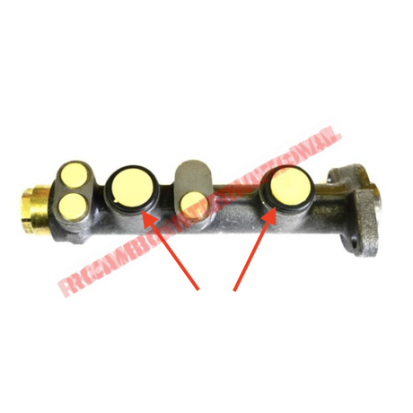 Pair of Brake Master Cylinder Rubber Pipe Inlet Grommet - Fiat & Lancia - Brake Parts & Components