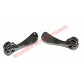 Pair of Chrome Interior Door Handles - Autobianchi Bianchina - Handles - Locks and Catches