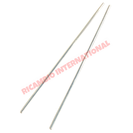 Pair of Aluminium Door Mouldings - Classic Fiat 500 - Exterior Parts and Trim