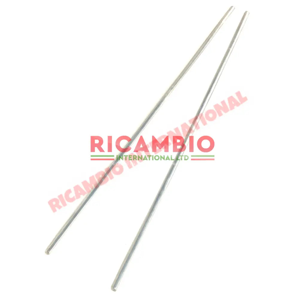 Pair of Aluminium Door Mouldings - Classic Fiat 500 - Exterior Parts and Trim