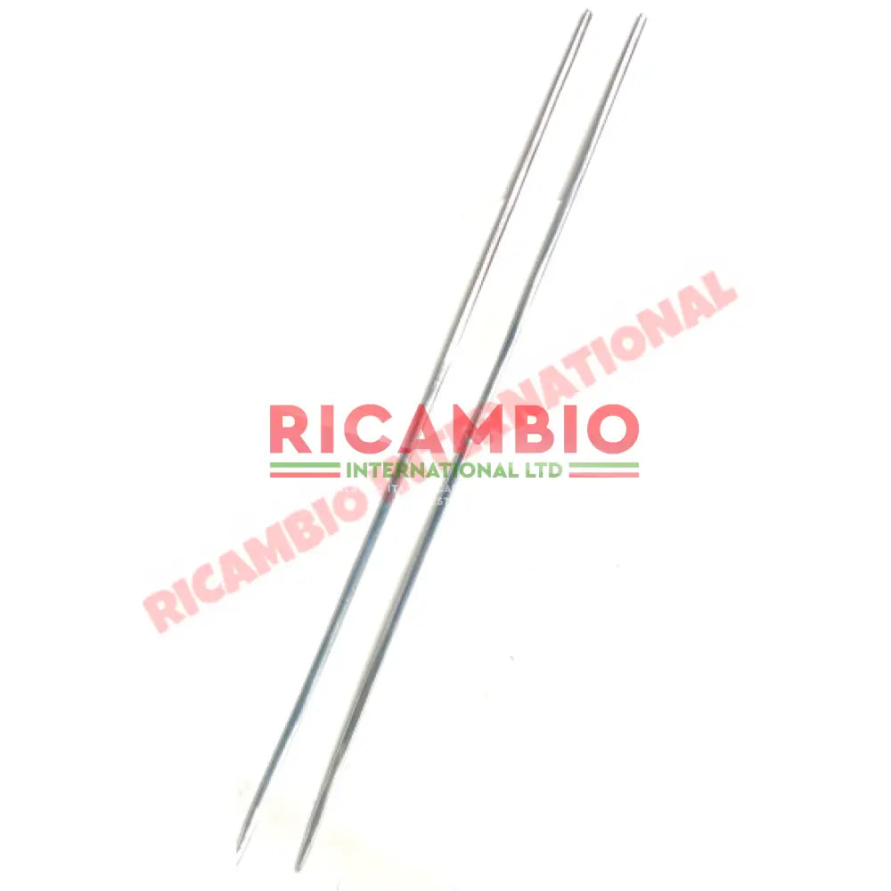 Pair of Aluminium Rear Wing Mouldings (1150mm) - Classic Fiat 500 - Exterior Parts and Trim