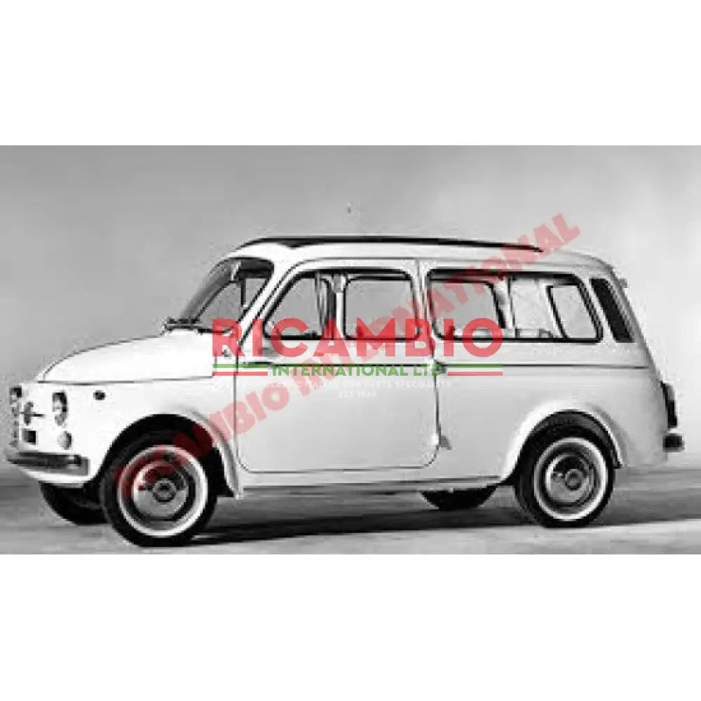 Pair of Aluminium Rear Wing Mouldings (1150mm) - Classic Fiat 500 - Exterior Parts and Trim