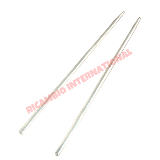 Pair of Aluminium Rear Wing Mouldings (660mm) - Classic Fiat 500 - Exterior Parts and Trim