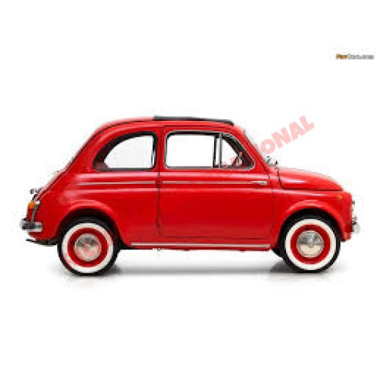 Pair of Aluminium Rear Wing Mouldings (660mm) - Classic Fiat 500 - Exterior Parts and Trim