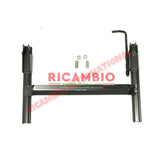 Pair of Black Sports Seats FUSINA - Classic Fiat 500 126 - Interior Trim