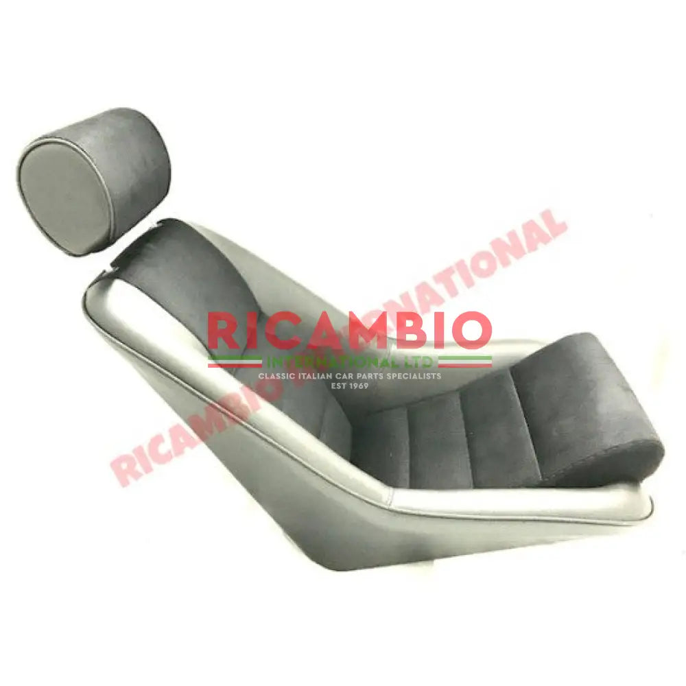 Pair of Black Sports Seats FUSINA - Classic Fiat 500 126 - Interior Trim