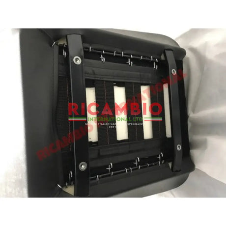 Pair of Black Sports Seats FUSINA - Classic Fiat 500 126 - Interior Trim