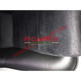Pair of Black Sports Seats FUSINA - Classic Fiat 500 126 - Interior Trim