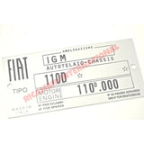 Pair of Chassis Plate Rubber Plug (2) - Classic Fiat 500 126 - Gaskets - Seals - Grommets and Rubber Parts