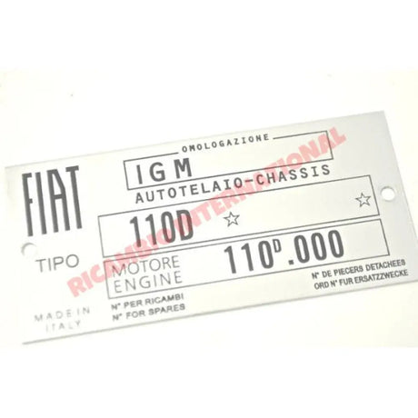 Pair of Chassis Plate Rubber Plug (2) - Classic Fiat 500 126 - Gaskets - Seals - Grommets and Rubber Parts