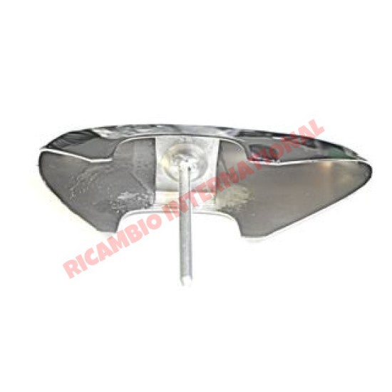 Pair of Chrome Bumper Overiders - Fiat 600 - Chrome - Aluminium & Exterior Trim Parts