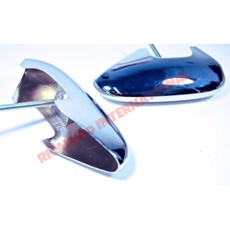 Pair of Chrome Bumper Overiders - Fiat 600 - Chrome - Aluminium & Exterior Trim Parts