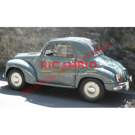 Pair of Chrome Bumper Overiders - Classic Fiat 500 Topolino - Exterior Parts and Trim