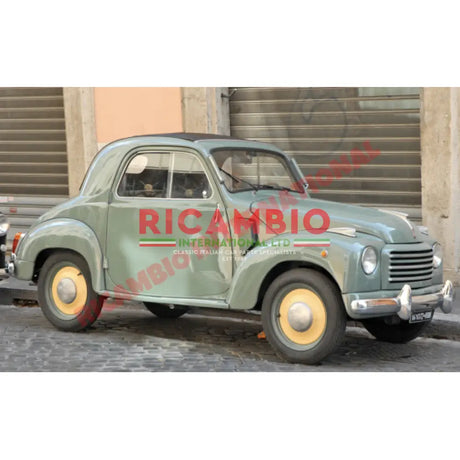 Pair of Chrome Bumper Overiders - Classic Fiat 500 Topolino - Exterior Parts and Trim