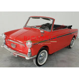 Pair of Chrome Front Bumper Overiders - Autobianchi Bianchina Cabrio all models - Exterior Trim