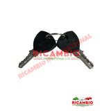Pair of Door Barrels & Keys with Lancia Keys - Lancia Fulvia - Lancia Fulvia