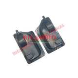 Pair of Door Lock Mechanism Rubber Protection Seal Kit - Lancia Fulvia - Lancia Fulvia Gaskets - Seals & Rubber Parts