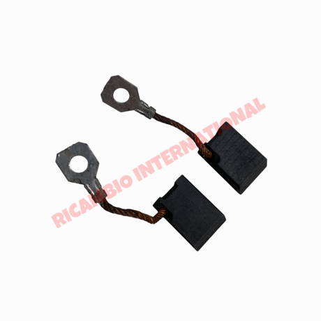 Pair of Dynamo Brush (2) - Classic Fiat 500 N/D - Starter Motor - Dynamo and Related Parts