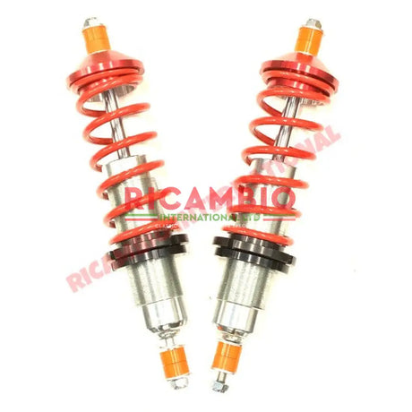 Pair of Front Coil Over Shock Absorbers - Classic Fiat 500 126 - Suspension Parts