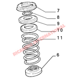 Pair of Front Coil Springs (2) - Classic Fiat Panda - Suspension and Related Parts