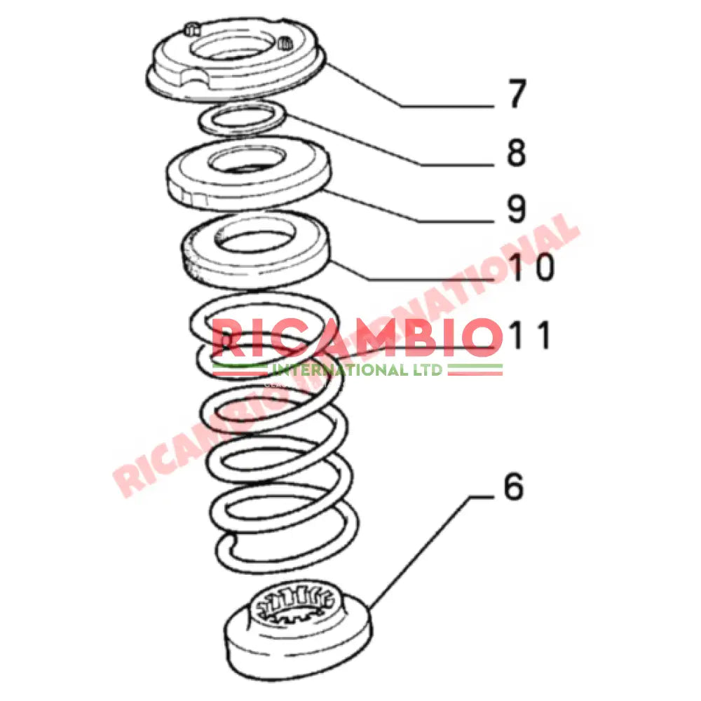Pair of Front Coil Springs (2) - Classic Fiat Panda - Suspension and Related Parts