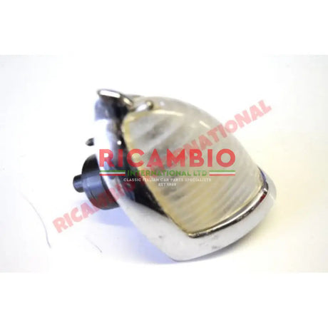 Pair of Front Lamp Internal Rubber Seal (White) - Autobianchi Bianchina - Lights - Lamps and Lenses