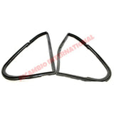 Pair of Front Quarter Light Rubber Seals (Left & Right) - Classic Fiat 500 - Window Seals & Associated Parts